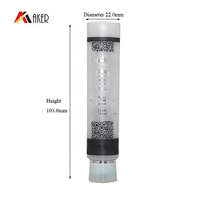 China factory wholesale customized design 20ml empty tube cosmetic containers with cap