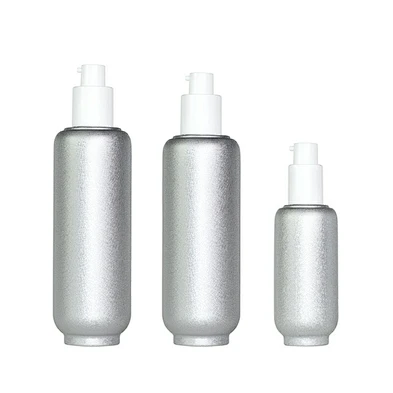 China Maker Manufacturer Wholesale Skincare Jars Bottles Frosted Luxury Empty Container Glass Cosmetic Packaging Sets