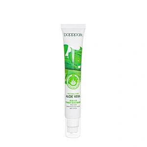 New arrival 25ml round LDPE plastic cosmetic eye cream tube packaging with roller ball and screw cap