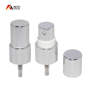 Custom Gold Aluminum Covered 18/410 Plastic Fine Mist Sprayer with Customized Dip Tube