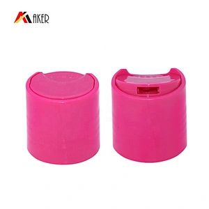 China factory supply wholesale price pink 24/410 plastic shampoo disc top cap