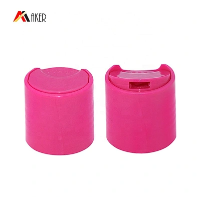 China factory supply wholesale price pink 24/410 plastic shampoo disc top cap