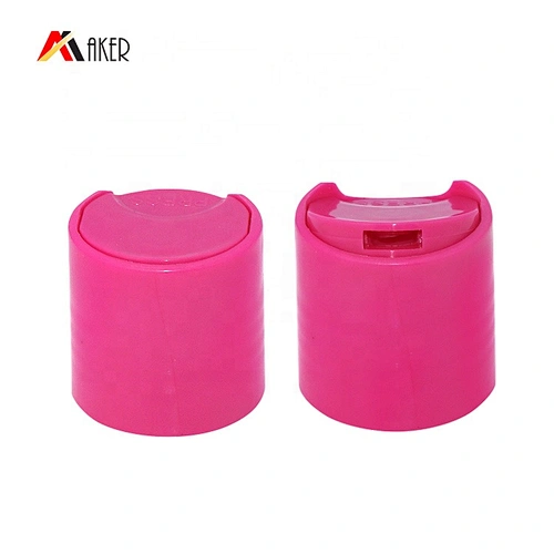 China factory supply wholesale price pink 24/410 plastic shampoo disc top cap