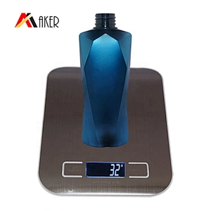 Plastic Pet Bottle for Shampoo Hot Design 300ml Blue and Pink Lotion Pump Beauty Packaging Decal 32g