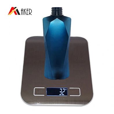 Plastic Pet Bottle for Shampoo Hot Design 300ml Blue and Pink Lotion Pump Beauty Packaging Decal 32g