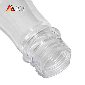 Wholesale price 600ml clear PET bpa free water bottle with tamper proof screw cap