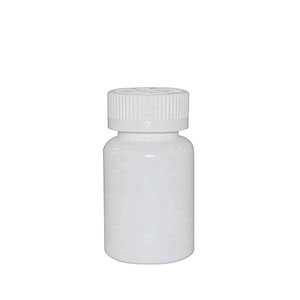 70ml white empty HDPE plastic medicine pill capsule bottle for pharmacy