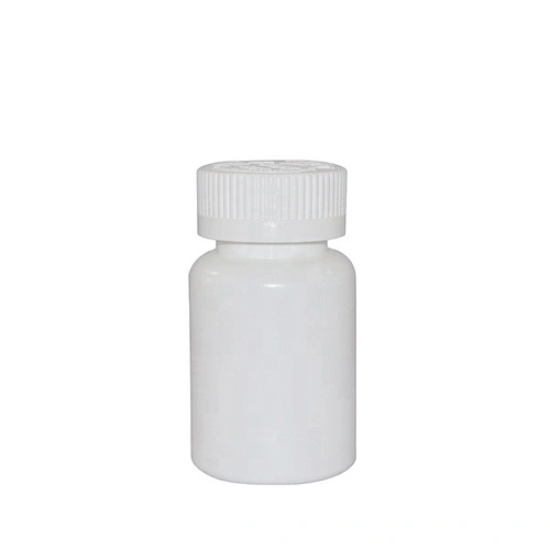 70ml white empty HDPE plastic medicine pill capsule bottle for pharmacy