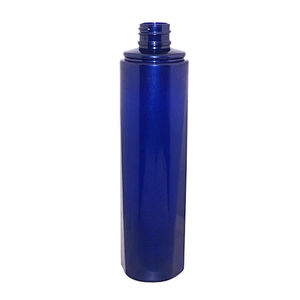 Empty 150ml Blue Plastic PET Shampoo Containers Lotion Bottle with Cream Pump