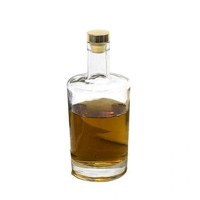 factory price 700ml clear glass vodka bottle liquor whisky packaging brandy wine glass liquor bottle