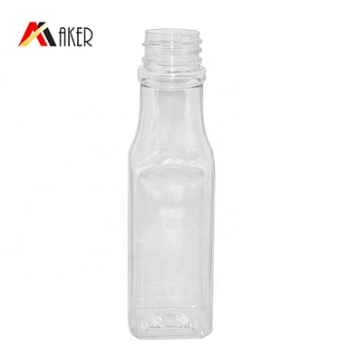 Wholesale 150ml clear square PET cosmetic toner bottle body lotion bottle packaging with plastic screw lid and inner plug