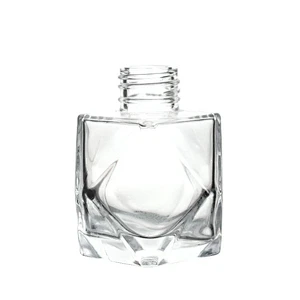 Factory Custom High Quality 100ml Damond Shape Aromatherapy Oil Diffuser Gass Bottle For Hotel Decor