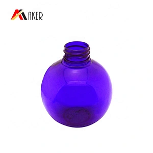 250ml Spherical Purple Liquid Soap Cosmetic Plastic Foaming Handwash Bottle with Lotion Pump