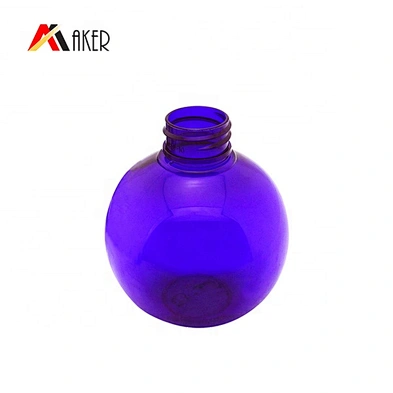 250ml Spherical Purple Liquid Soap Cosmetic Plastic Foaming Handwash Bottle with Lotion Pump