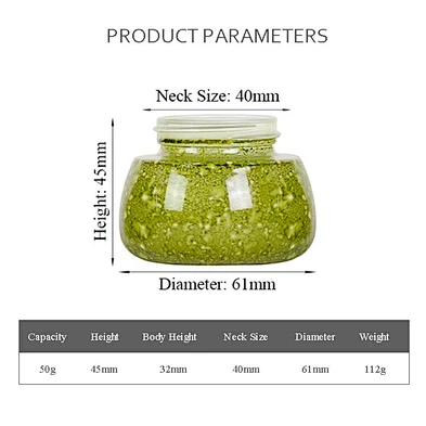 luxury fashion custom 1oz personal care glass packaging skin care cream lotion cosmetic jar