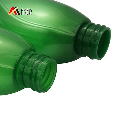 Wholesale 200ml 300ml green PET plastic empty cosmetic plastic shampoo bottle with lotion pump dispenser