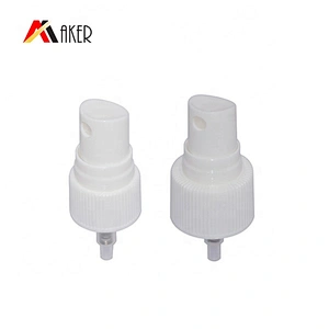 Factory price 20 410 24 410 PP white plastic mist sprayer with half PP plastic transparent cap