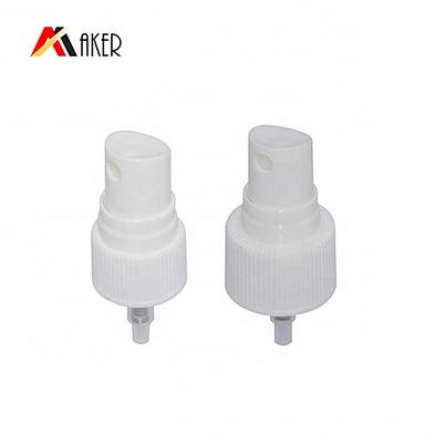 Factory price 20 410 24 410 PP white plastic mist sprayer with half PP plastic transparent cap