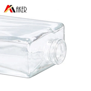 Glass Perfume Bottle Mist Sprayer Manufacturer 50ml Square Clear Crystal with Gold Aluminum Crystal White Material Personal Care