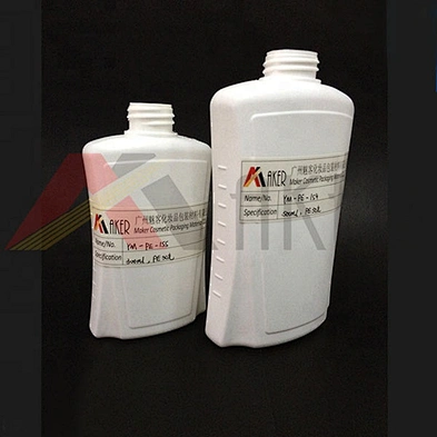 China wholesale 250ml 500ml custom shape white PE plastic shampoo bottle with pump