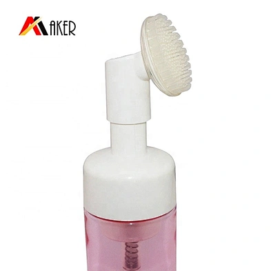 42/410 plastic PP facial cleanser foam pump dispenser with brush