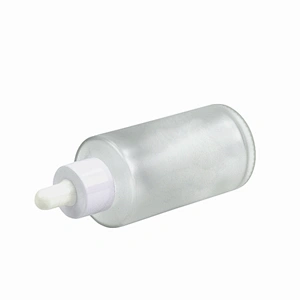 empty gold serum glass bottle personal care packaging oil dropper essential message oil bottle