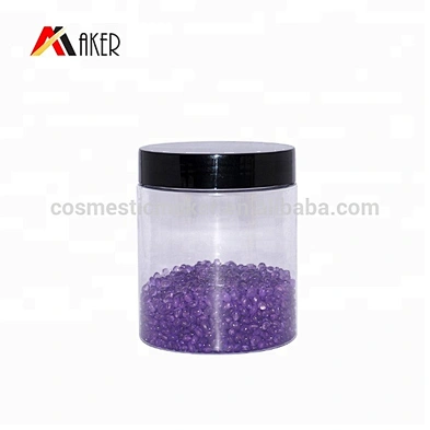 China Wholesale 250ml Round Clear Cosmetic Plastic PET Jar With Lid