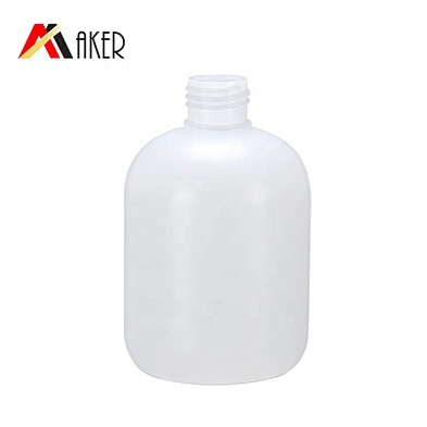 Factory supply 250ml white HDPE plastic cosmetic baby hair shampoo bottle shower gel lotion pump bottle