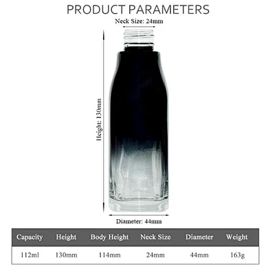 custom luxury 4oz 100ml personal care packaging cosmetic lotion cream skin care glass face cream bottle