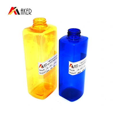 Private mould 700ml Square Clear Semi-transparent Plastic PET Bottle