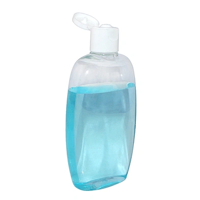empty 100ml clear plastic flip top cap hand wash hair shampoo body lotion pet bottle