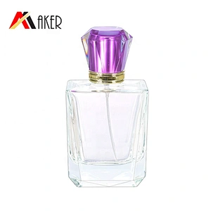 2020 Hottest wholesale luxury design empty clear glass spray perfume bottle 100ml