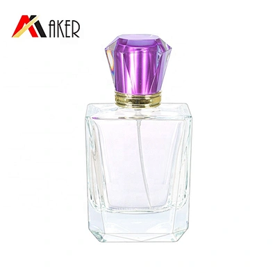 2020 Hottest wholesale luxury design empty clear glass spray perfume bottle 100ml