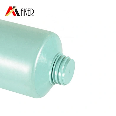 New design 200ml pearlized green LDPE plastic cosmetic hair conditioner tube shampoo tube packaging with luxury acrylic cap