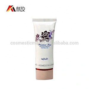 China manufacturer 200ml white oval plastic packaging tube empty cosmetic tube with cap