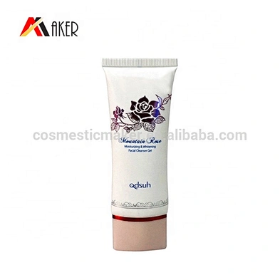 China manufacturer 200ml white oval plastic packaging tube empty cosmetic tube with cap