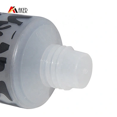 Factory empty 40ml LDPE plastic liquid foundation cosmetic tube packaging with white plastic double wall screw cap