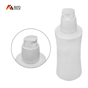 White 24/410 Pp Cosmetic Smooth Cream Dispenser Pump For Lotion  Cream Bottle