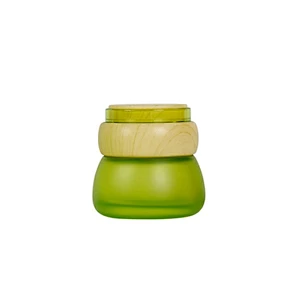 factoty custom luxury personal care 1oz 30g cosmetic jars care packaging lotion cream glass jar set