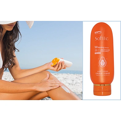 2019 Newest design 140ml hdpe empty refillable plastic sunscreen lotion bottle packaging