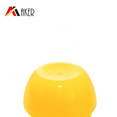 Hot sale yellow pp plastic small 10ml skin care cosmetic cream jar