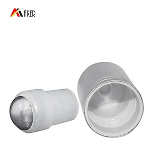 Factory price clear custom round 5ml perfume essential oil glass roll on bottle with stainless steel roller