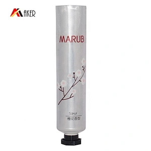 manufacturers 35ml silver foot hand whitening cream laminated aluminum tube packaging with screw cap