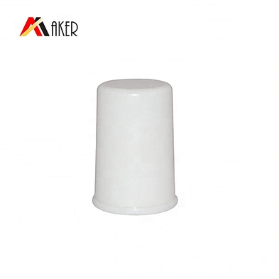 Empty 10ml round white color cosmetic plastic circle eye cream tube packaging with screw cap