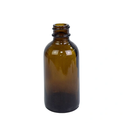 factory price glass bottle 2oz personal care essential oil packaging amber massage dropper 60ml glass bottle