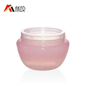 Custom 30ml Pink Oval Single Wall PP Plastic Lip Scrub Packaging with Screw Cap
