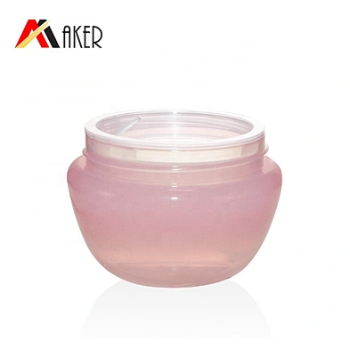 Custom 30ml Pink Oval Single Wall PP Plastic Lip Scrub Packaging with Screw Cap