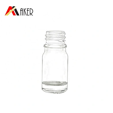 2019 New transparent 5ml face cosmetic essential oil glass serum dropper bottle with protective cap