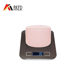 Wholesale round pink big 100g PP plastic cosmetic face cream jar with inner cap and screw lid