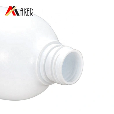 New item white 200ml boston round cosmetic HDPE plastic body lotion bottle